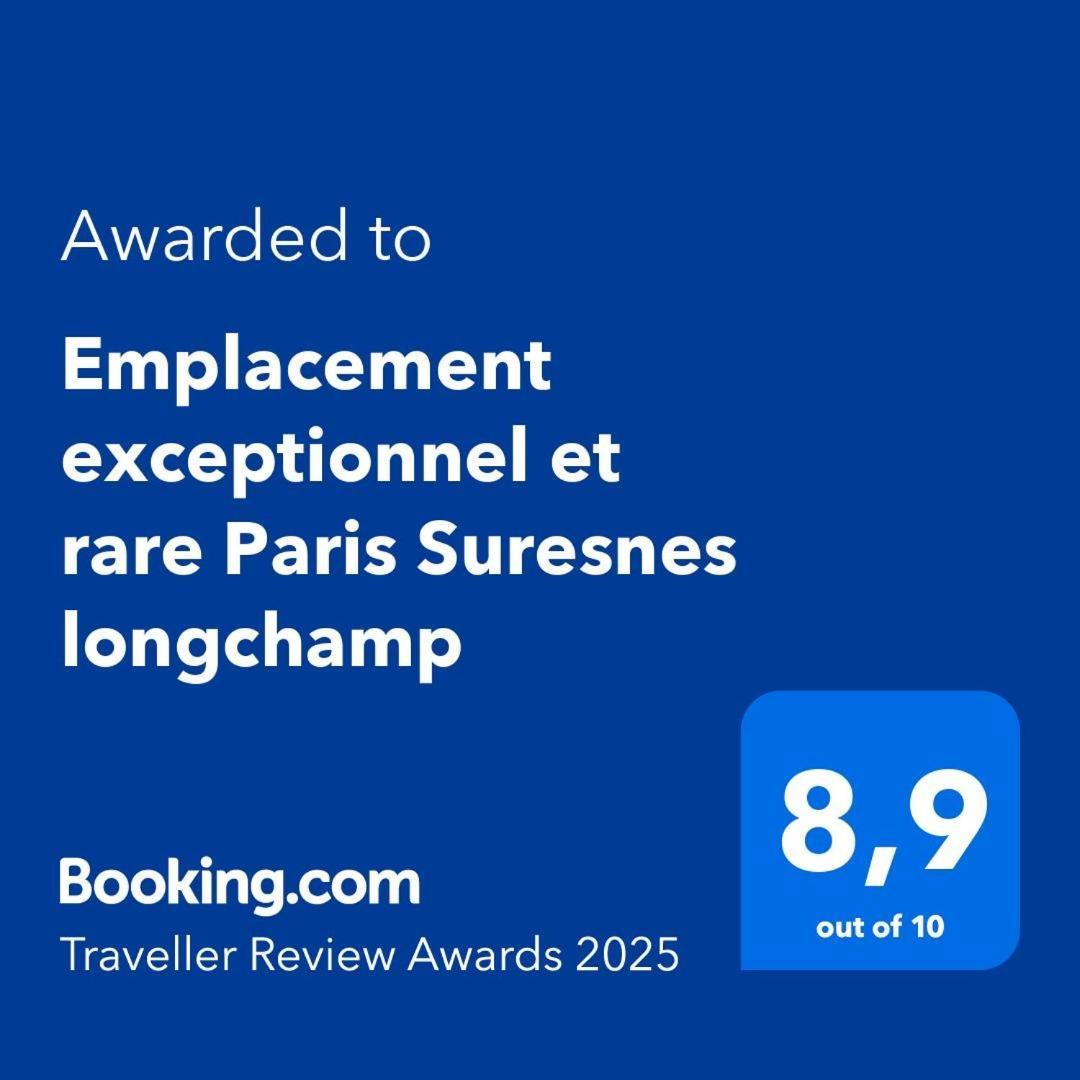 Emplacement Exceptionnel Et Rare Paris Suresnes Longchamp Esterno foto
